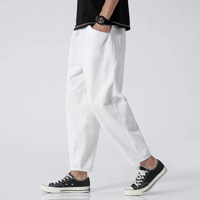 Broek Heren - Casual Relaxed Fit met Taps Toelopende Pijp | Comfortabel