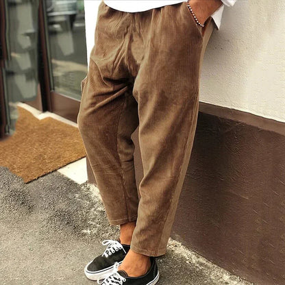 Broek Heren - Casual Relaxed Fit met Elastische Taille | Comfortabel