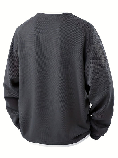 Sweater Heren - Oversized Ronde Hals met Lange Mouwen | Relaxed Fit