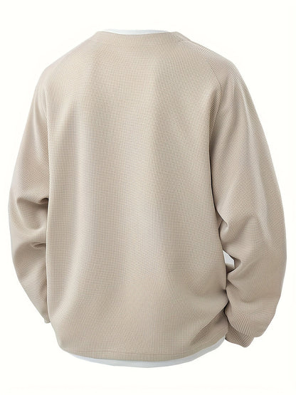 Sweater Heren - Oversized Ronde Hals met Lange Mouwen | Relaxed Fit