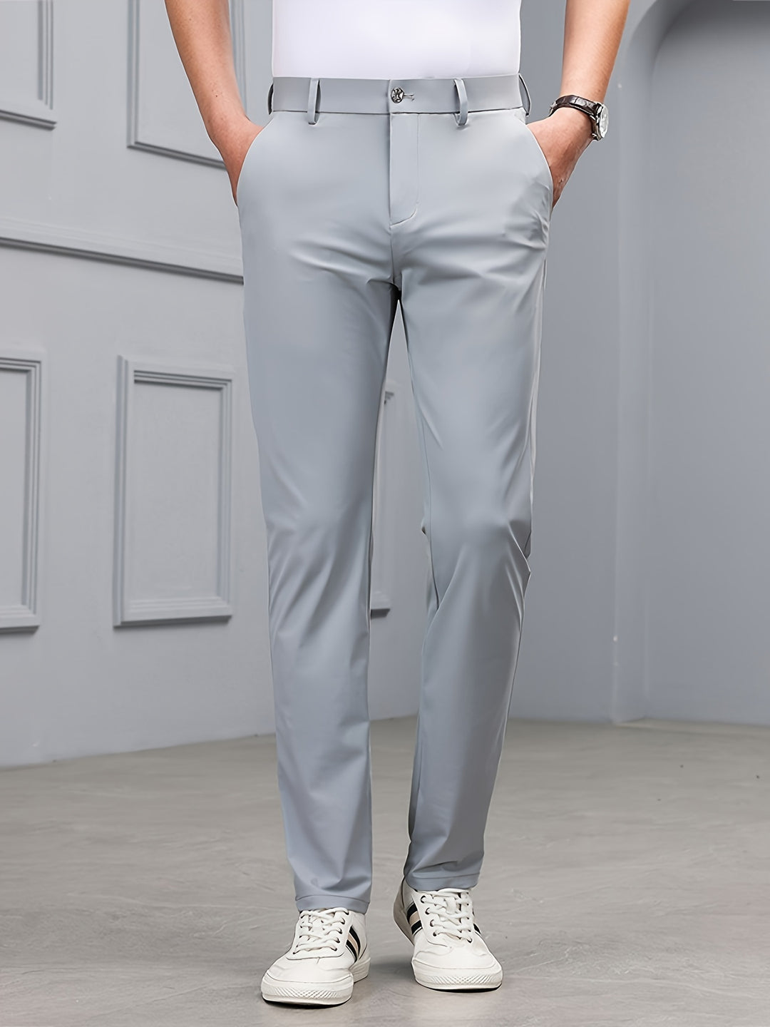 Pantalon Heren - Slim Fit Chino met Strakke Pasvorm | Casual