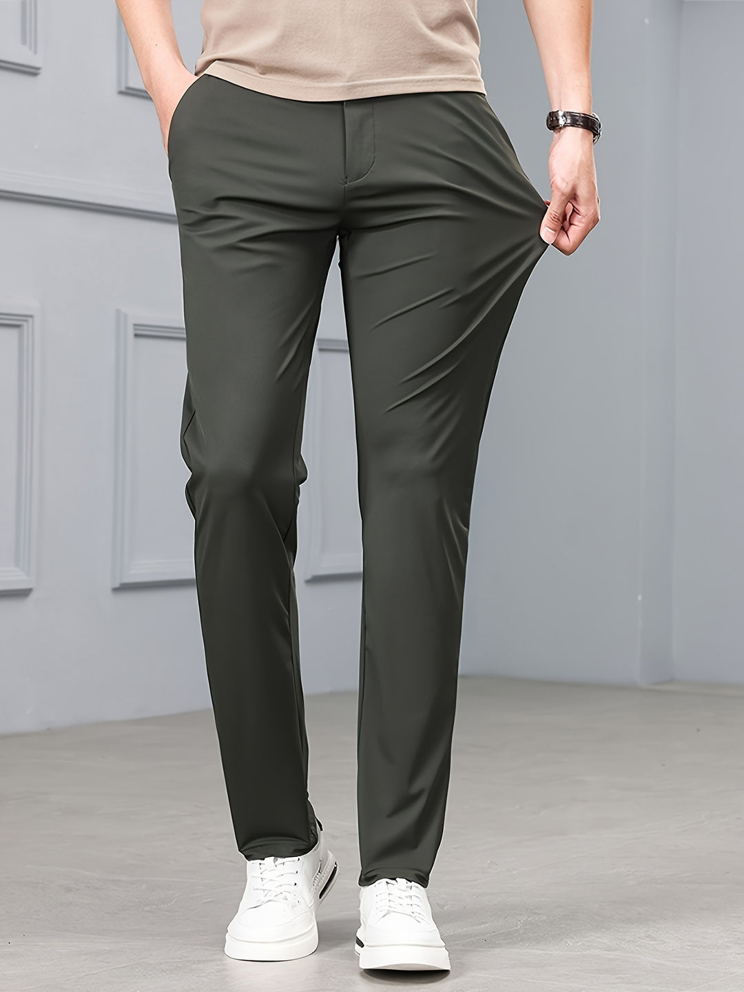 Pantalon Heren - Slim Fit Chino met Strakke Pasvorm | Casual