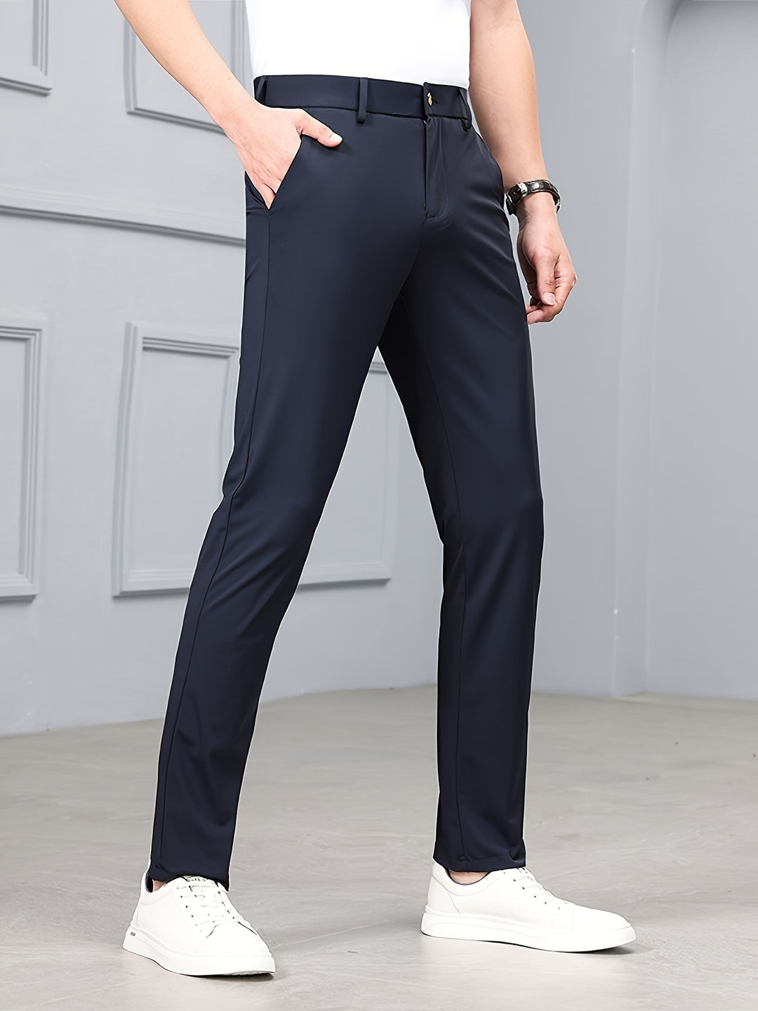 Pantalon Heren - Slim Fit Chino met Strakke Pasvorm | Casual