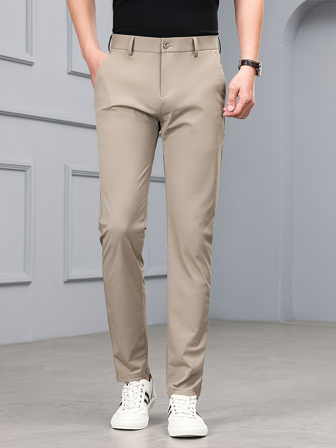 Pantalon Heren - Slim Fit Chino met Strakke Pasvorm | Casual