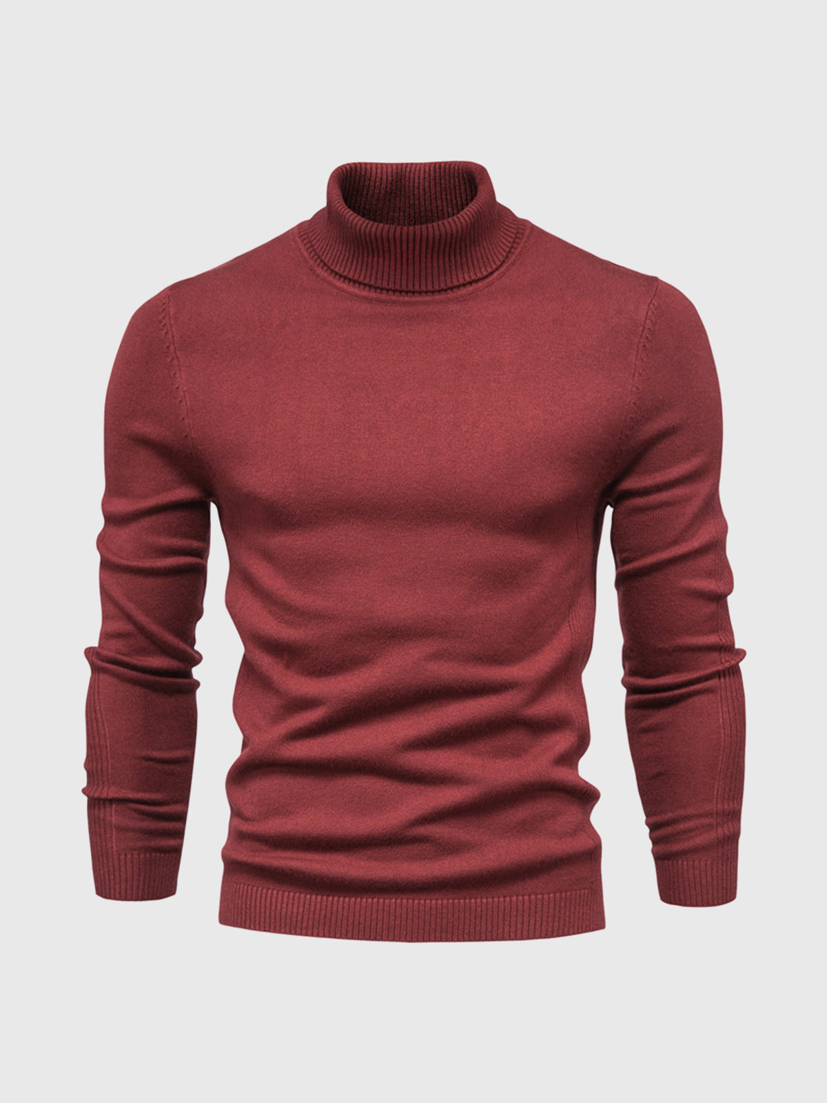 Truien Heren - Slim fit met Hoge kraag en Klassieke Mouwen | Rekbaar
