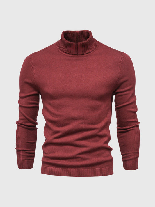 Truien Heren - Slim fit met Hoge kraag en Klassieke Mouwen | Rekbaar
