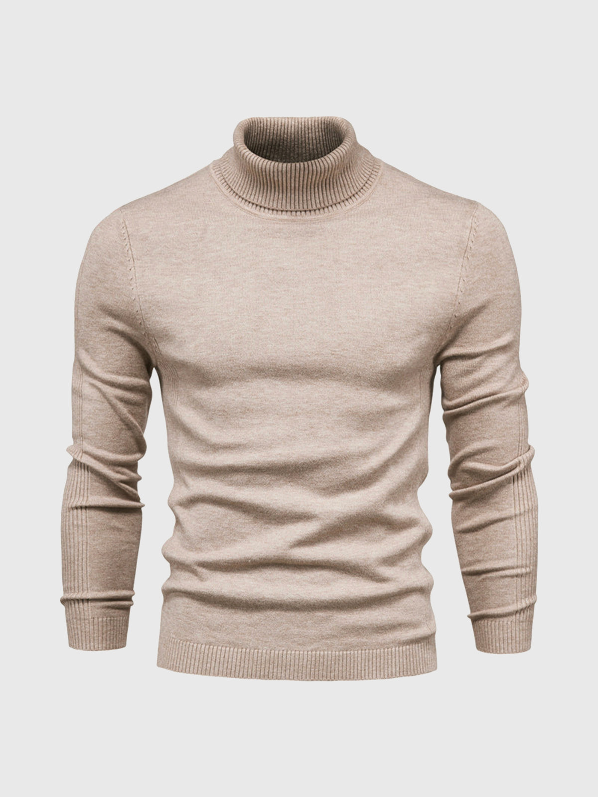 Truien Heren - Slim fit met Hoge kraag en Klassieke Mouwen | Rekbaar