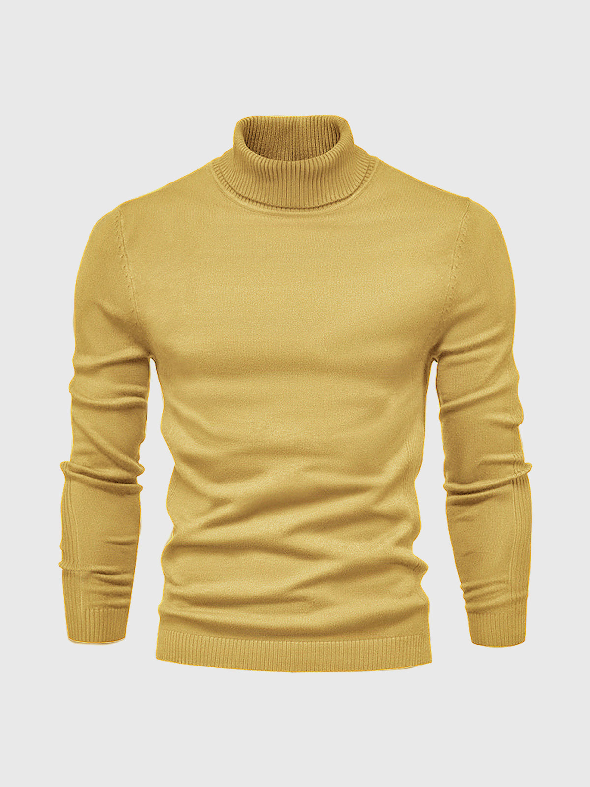 Truien Heren - Slim fit met Hoge kraag en Klassieke Mouwen | Rekbaar