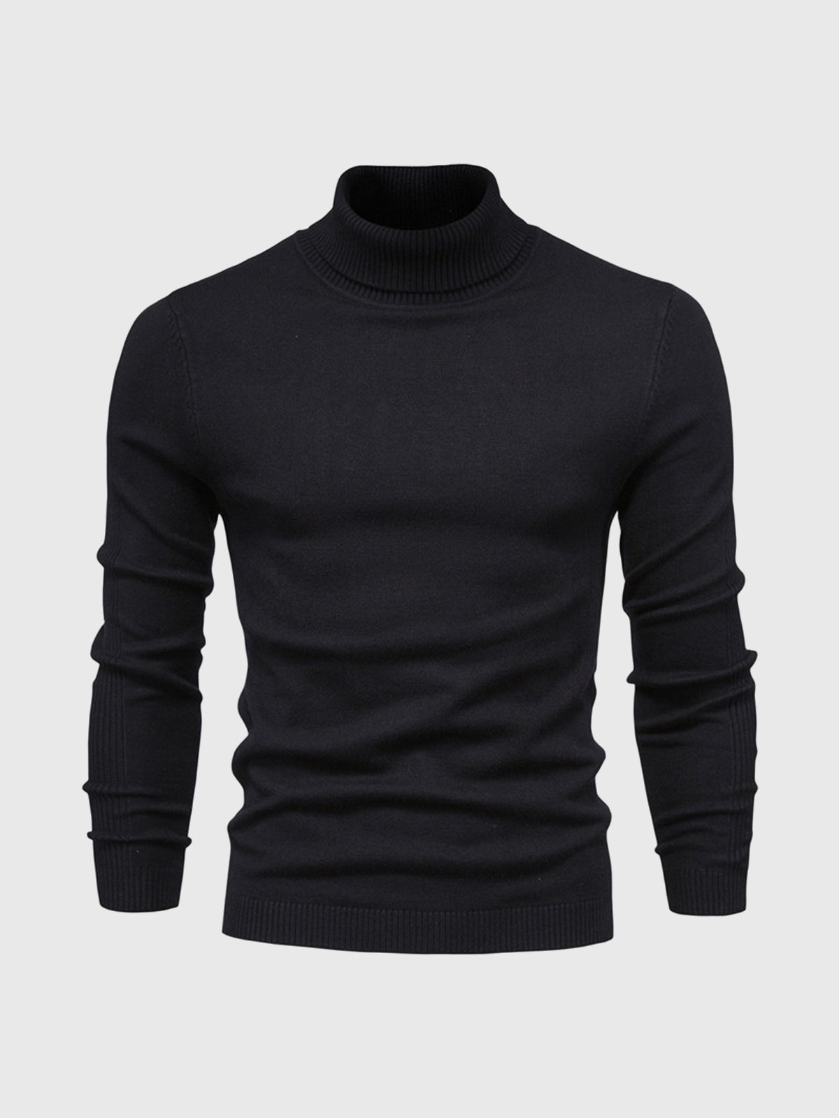 Truien Heren - Slim fit met Hoge kraag en Klassieke Mouwen | Rekbaar