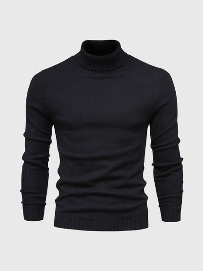 Truien Heren - Slim fit met Hoge kraag en Klassieke Mouwen | Rekbaar
