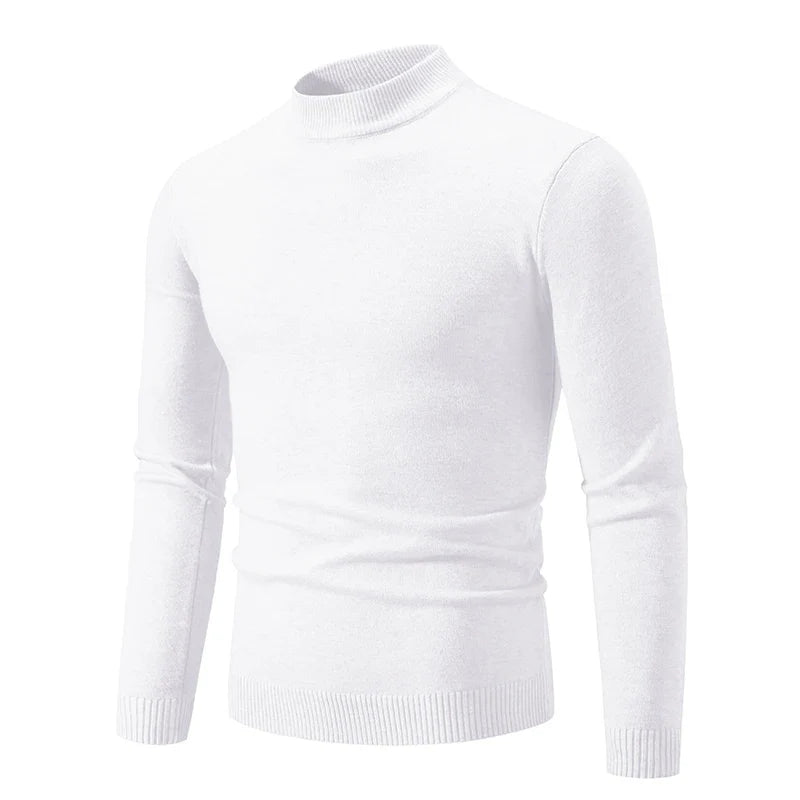 Truien Heren - Slim Fit met Halfhoge Col en Lange Mouwen | Klassiek