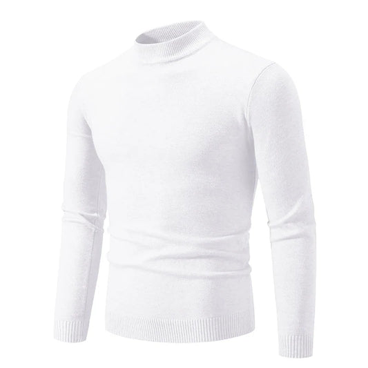 Truien Heren - Slim Fit met Halfhoge Col en Lange Mouwen | Klassiek