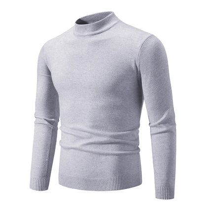 Truien Heren - Slim Fit met Halfhoge Col en Lange Mouwen | Klassiek