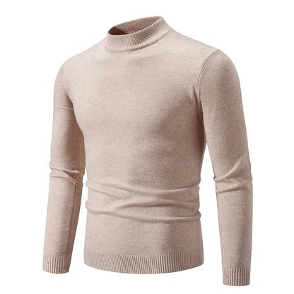 Truien Heren - Slim Fit met Halfhoge Col en Lange Mouwen | Klassiek