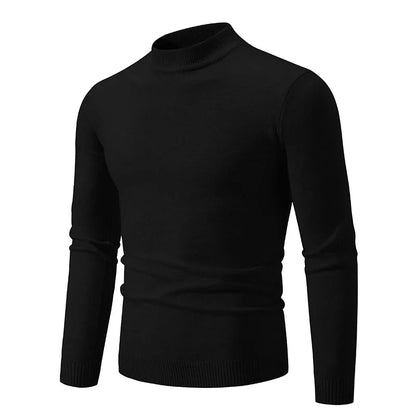 Truien Heren - Slim Fit met Halfhoge Col en Lange Mouwen | Klassiek