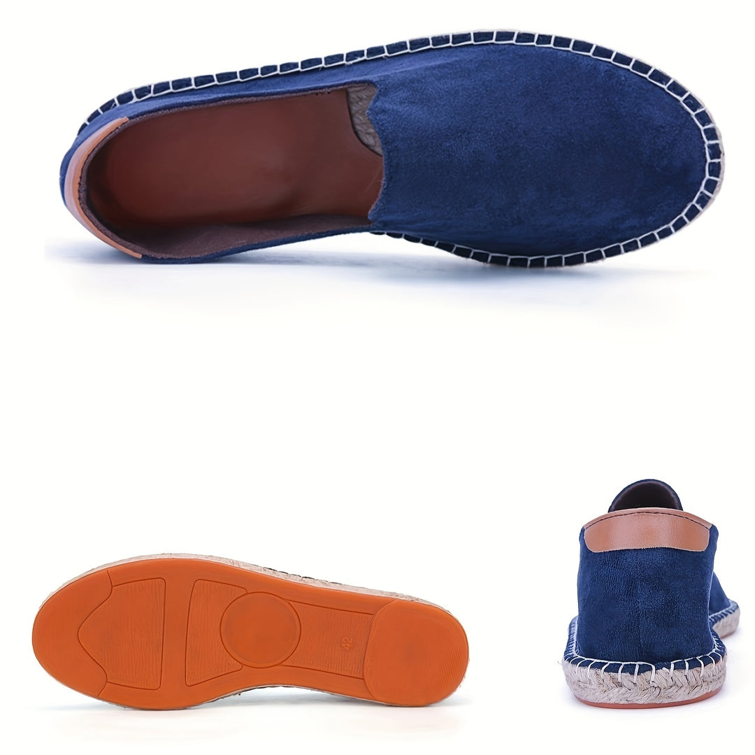 Daan - Casual Linnen Loafers Heren met Canvas Bovenwerk en Jute Zool