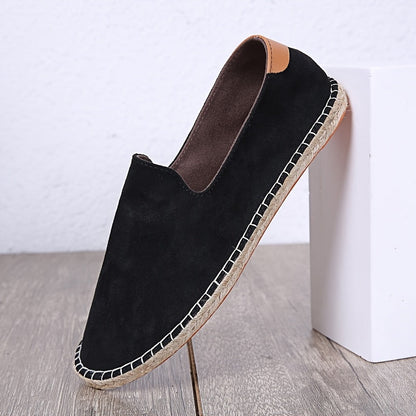 Daan - Casual Linnen Loafers Heren met Canvas Bovenwerk en Jute Zool