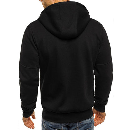 Daan - Heren Hoodie met Ritssluiting Verstelbare Capuchon en Steekzakken