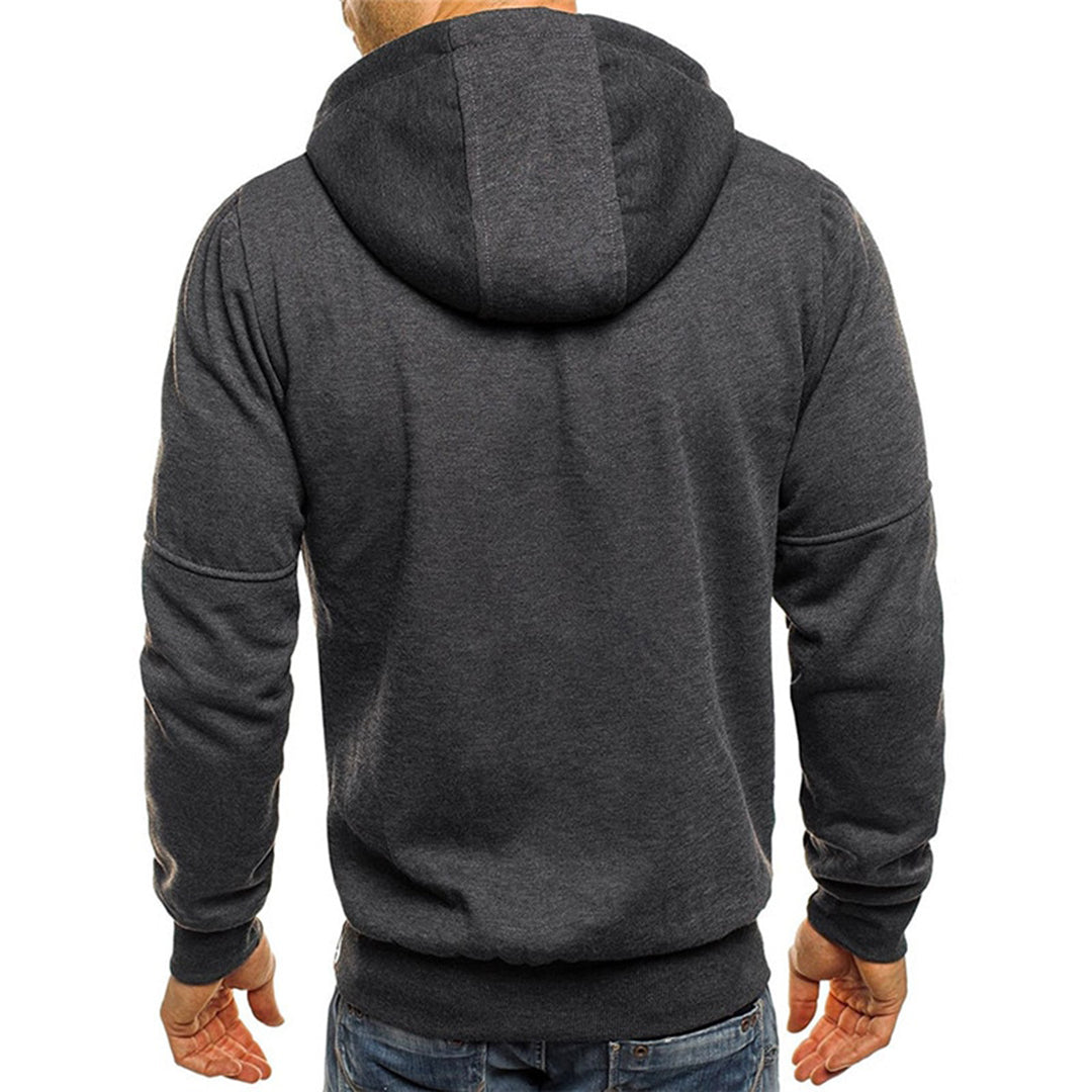 Daan - Heren Hoodie met Ritssluiting Verstelbare Capuchon en Steekzakken