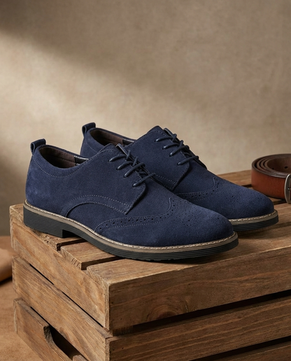 Daan - Heren Nette Schoenen Smart Casual met Veters en Stevige Zool
