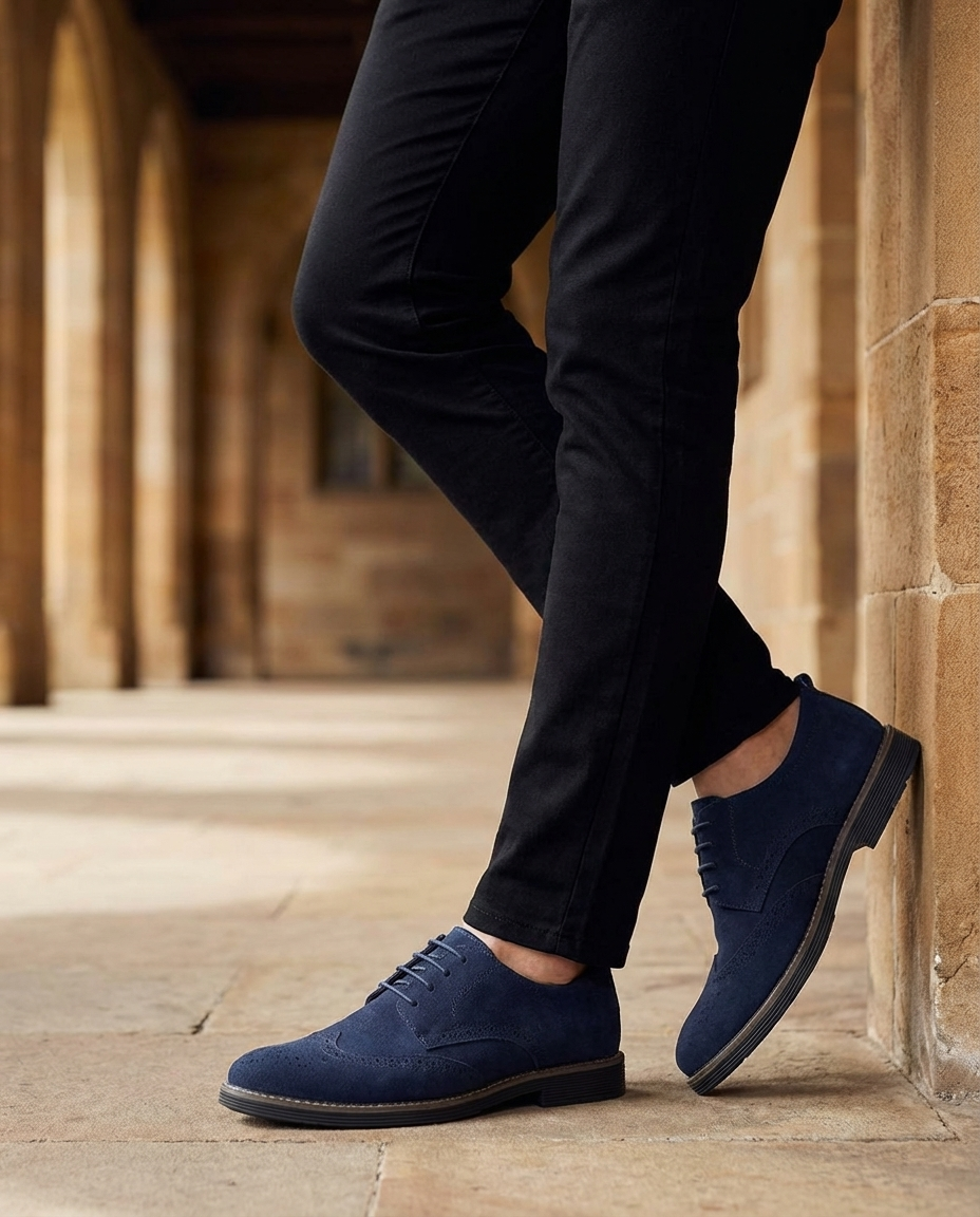 Daan - Heren Nette Schoenen Smart Casual met Veters en Stevige Zool
