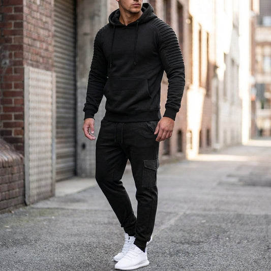 Daan - Heren Trainingspak Matching Set met Hoodie en Joggingbroek
