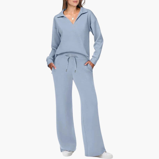 Loungewear Set Dames - Sweater met Wijde Broek | Relaxed Fit