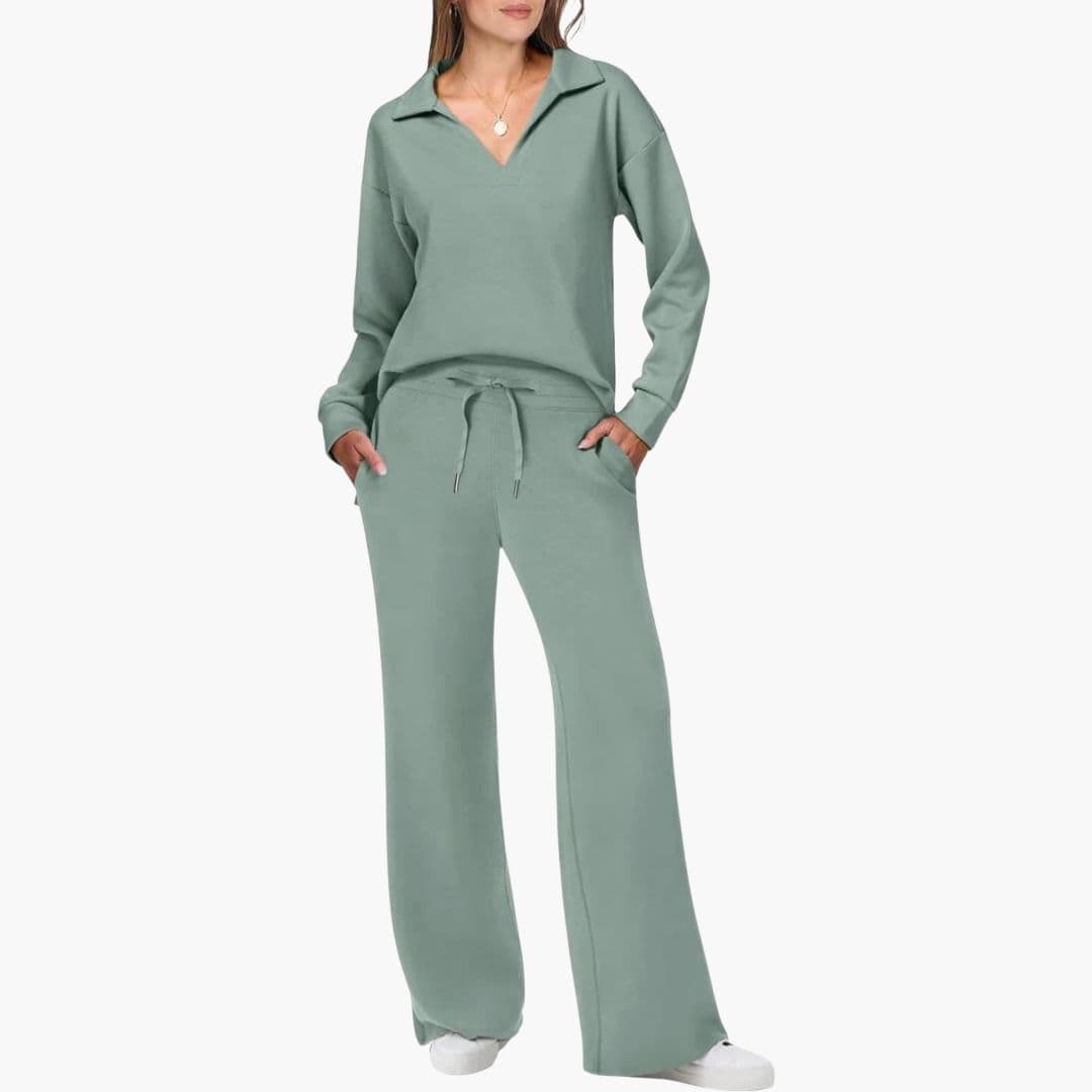 Loungewear Set Dames - Sweater met Wijde Broek | Relaxed Fit