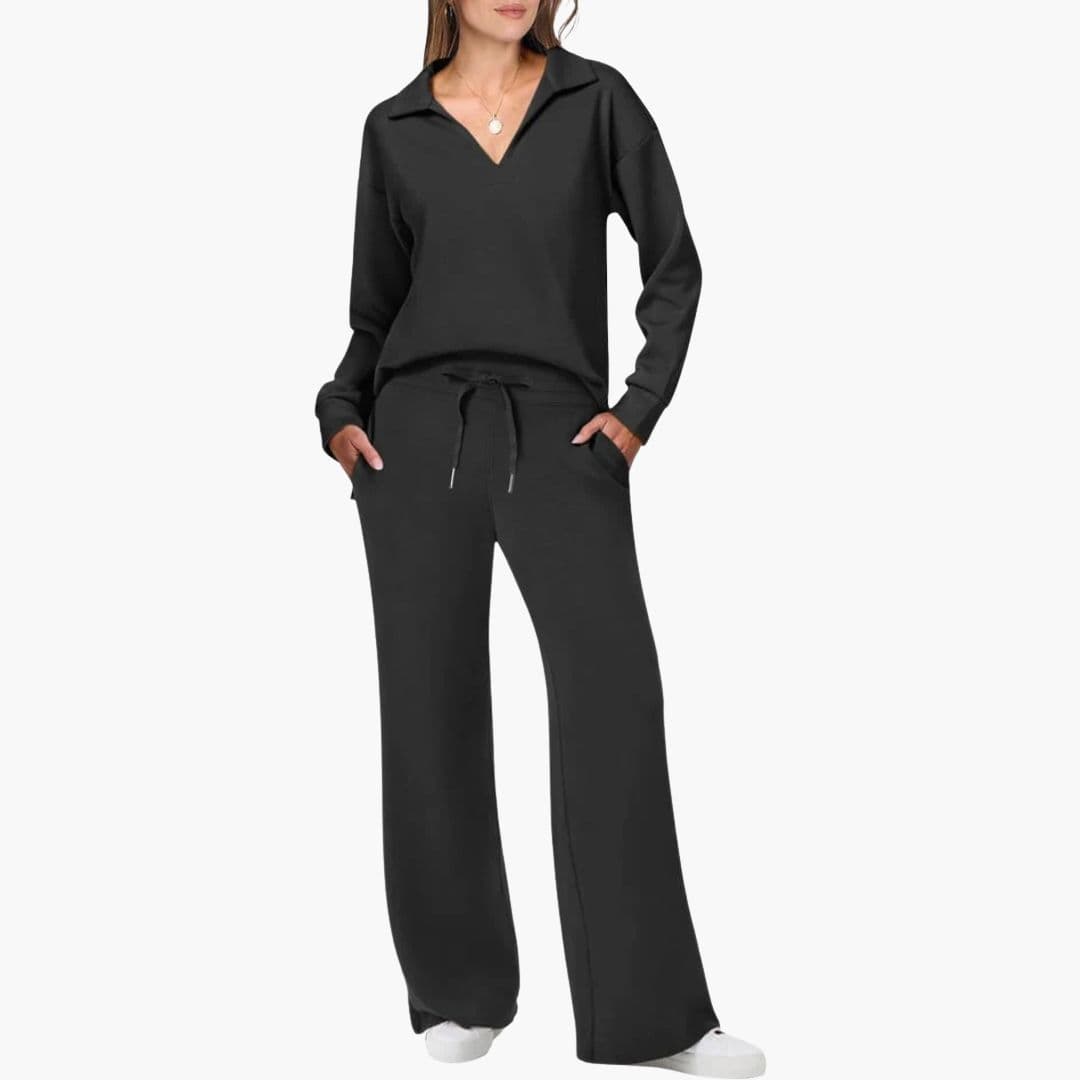 Loungewear Set Dames - Sweater met Wijde Broek | Relaxed Fit