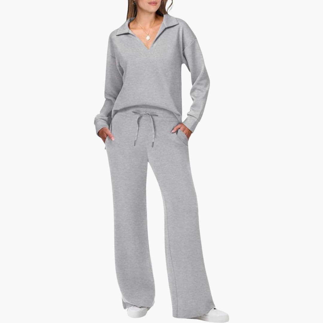 Loungewear Set Dames - Sweater met Wijde Broek | Relaxed Fit