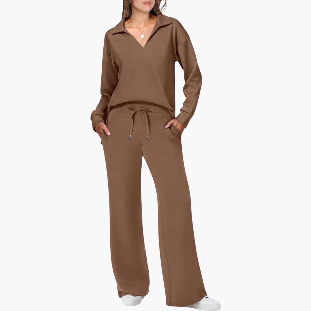 Loungewear Set Dames - Sweater met Wijde Broek | Relaxed Fit
