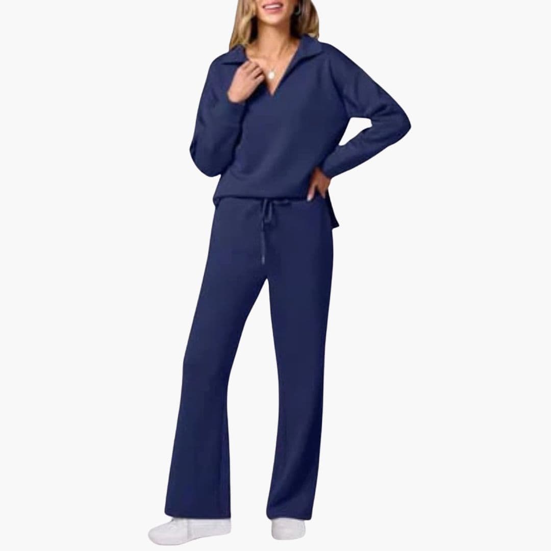 Loungewear Set Dames - Sweater met Wijde Broek | Relaxed Fit