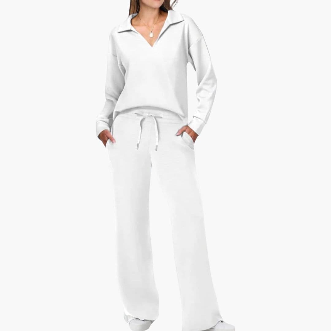 Loungewear Set Dames - Sweater met Wijde Broek | Relaxed Fit