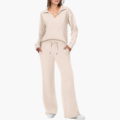 Loungewear Set Dames - Sweater met Wijde Broek | Relaxed Fit