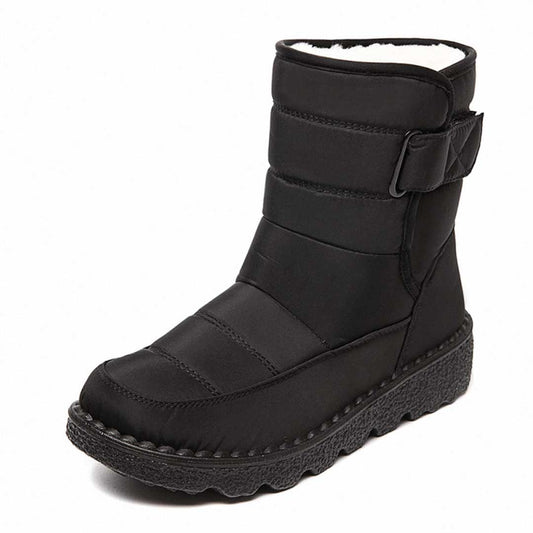 Esmee - Dames Snowboots Waterdicht en Warm Gevoerd met Klittenband