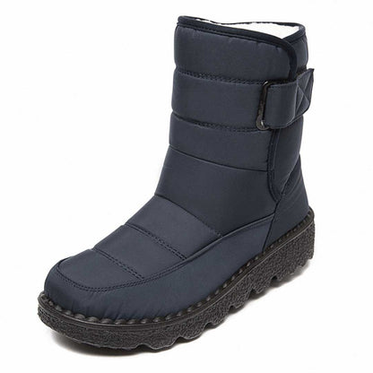 Esmee - Dames Snowboots Waterdicht en Warm Gevoerd met Klittenband