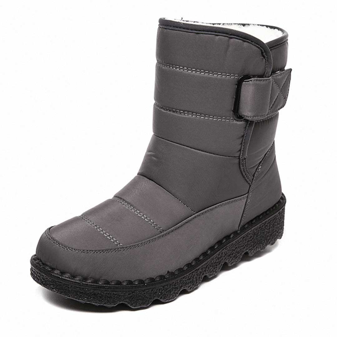 Esmee - Dames Snowboots Waterdicht en Warm Gevoerd met Klittenband