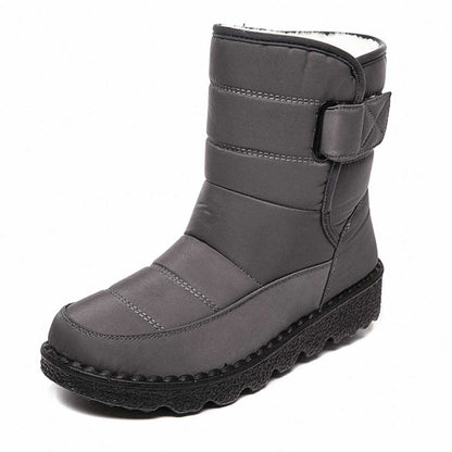 Esmee - Dames Snowboots Waterdicht en Warm Gevoerd met Klittenband