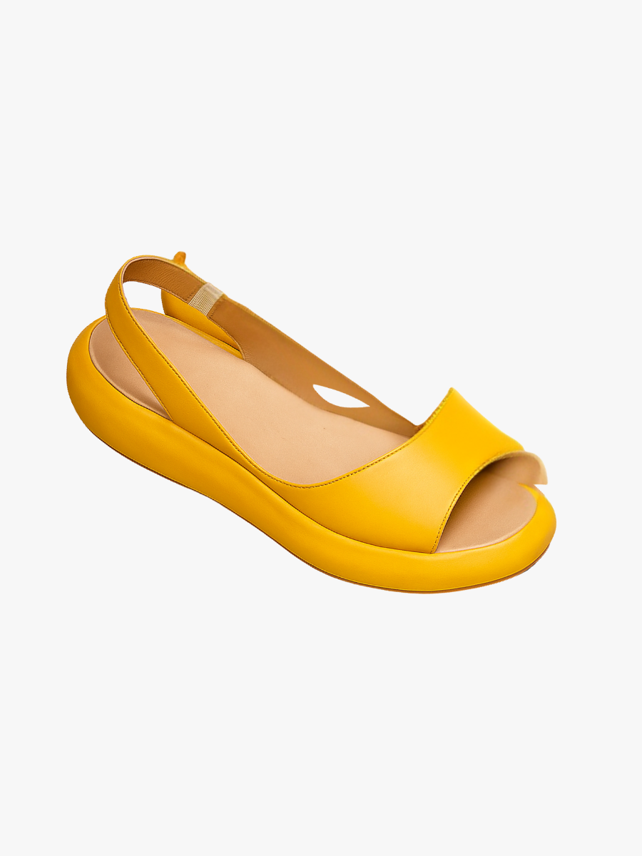 Eva - Chique Orthopedische Sandalen Dames met Sleehak en Slingback