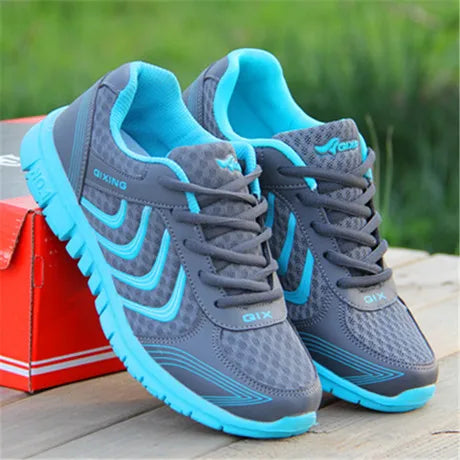 Sneakers Dames - Luchtige Sportschoen met Veters | Actief