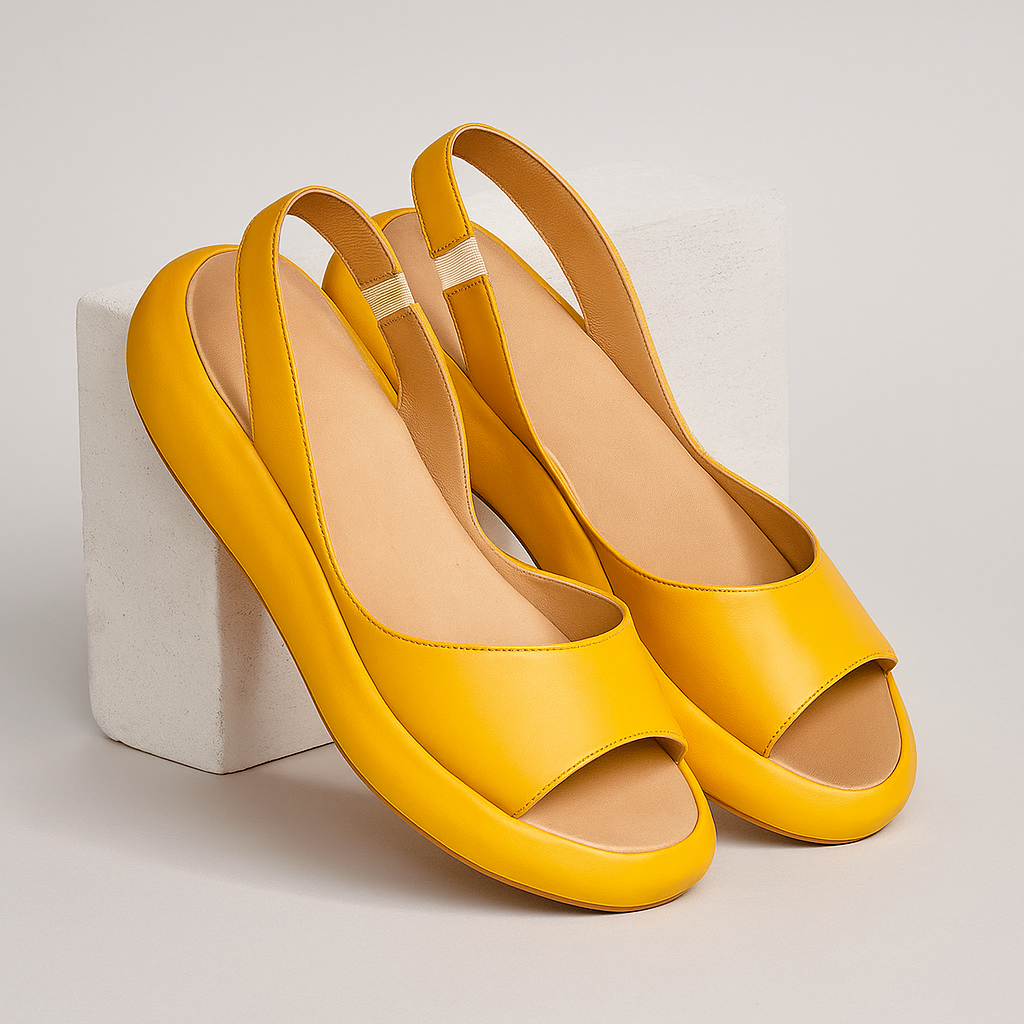 Femke - Moderne Orthopedische Sandalen Dames met Brede Wreefband en Slingback