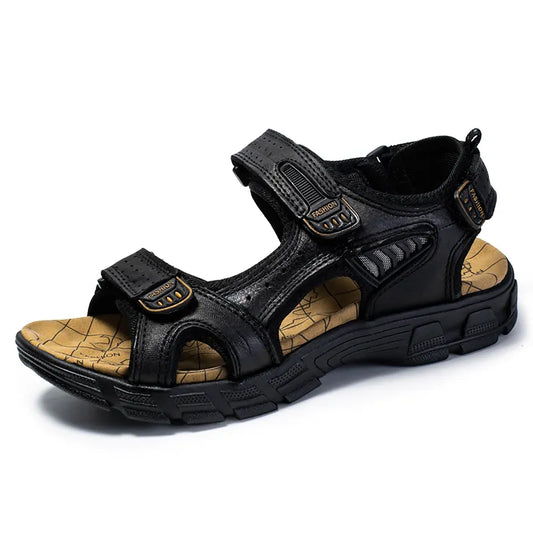 Femke - Stoere Orthopedische Sandalen Dames met Klittenbandsluiting en Profielzool