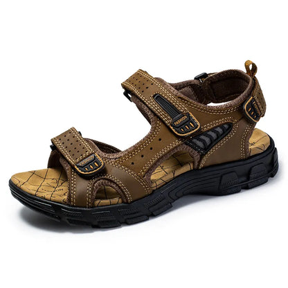 Femke - Stoere Orthopedische Sandalen Dames met Klittenbandsluiting en Profielzool
