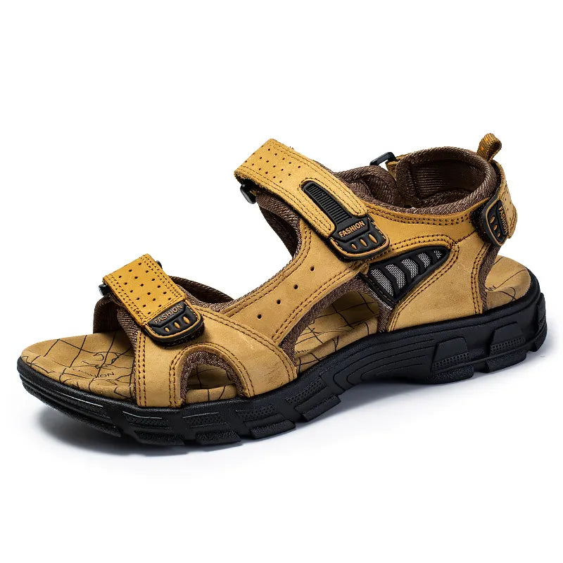 Femke - Stoere Orthopedische Sandalen Dames met Klittenbandsluiting en Profielzool