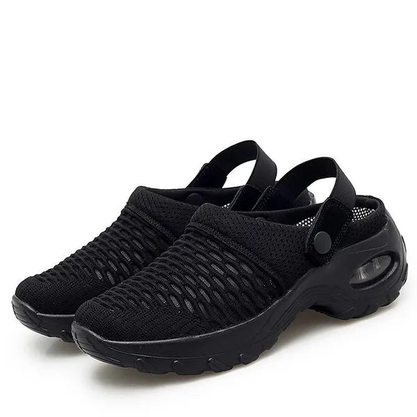 Fenna - Casual Orthopedische Instappers Dames met Luchtzool en Slingback