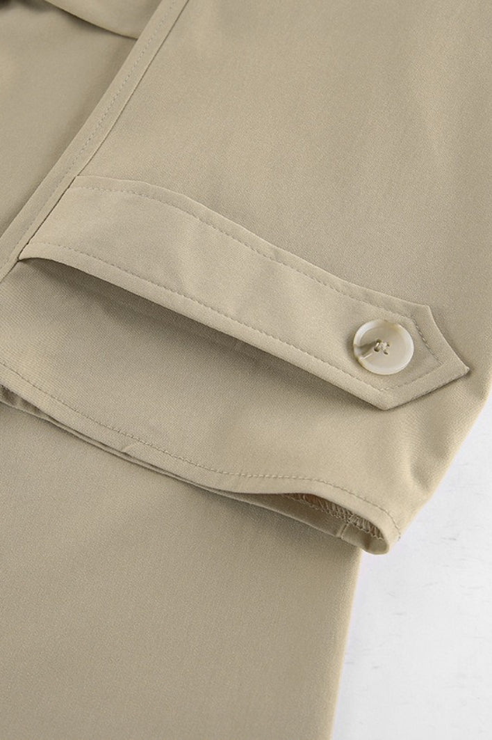 Fenna - Dames Trenchcoat Kort met Ceintuur en Klassieke Reverskraag