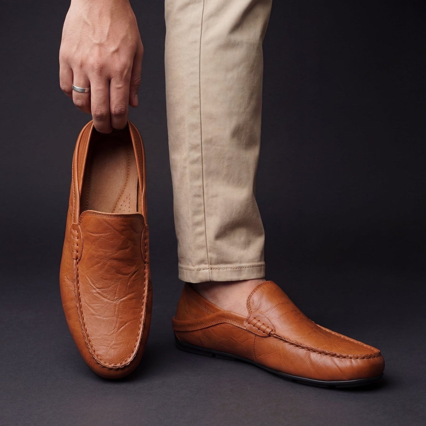 Finn - Casual Comfort Loafers Heren met Duurzame Zool en Moderne Pasvorm