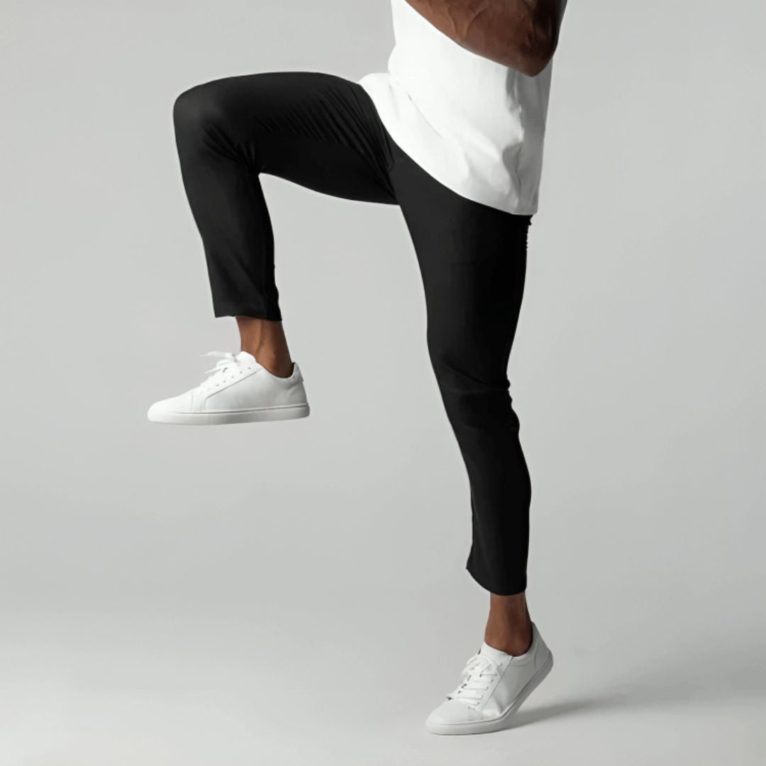 Finn - Heren Chino Broek Stretch Casual Smart met Tapered Pasvorm