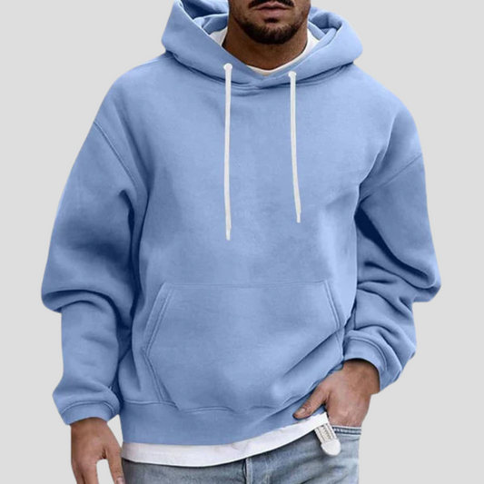 Finn - Heren Hoodie Oversized met Kangoeroezak en Verstelbare Koord