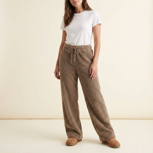 Floor - Dames Joggingbroek voor de Winter Warm en Knus met Fleecevoering